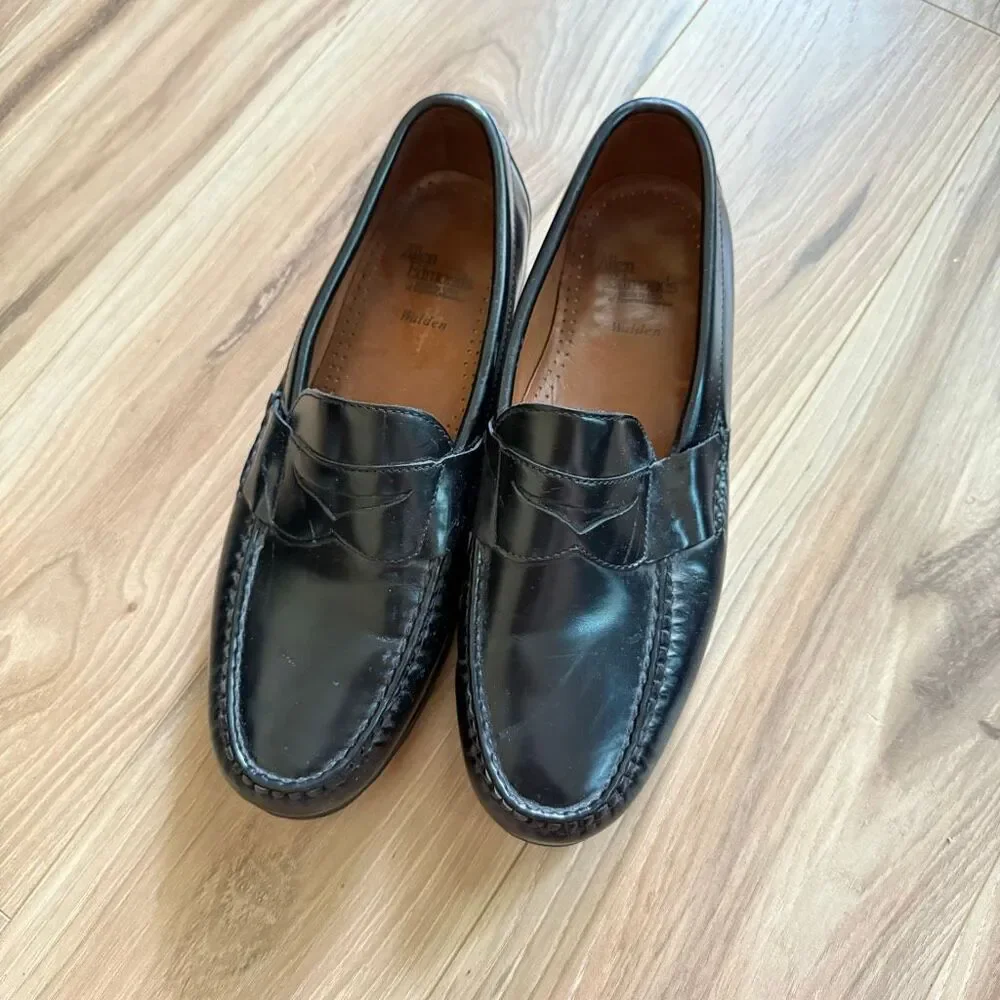 Allen Edmonds Men's Walden Penny Loafers Black 10.5 EEE USA